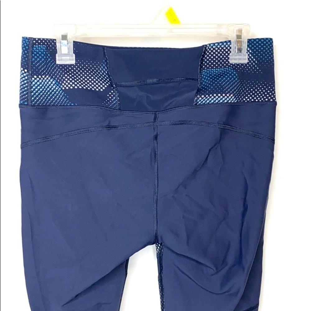 Athleta Blue Workout Leggings Size L - Picture 6 of 8